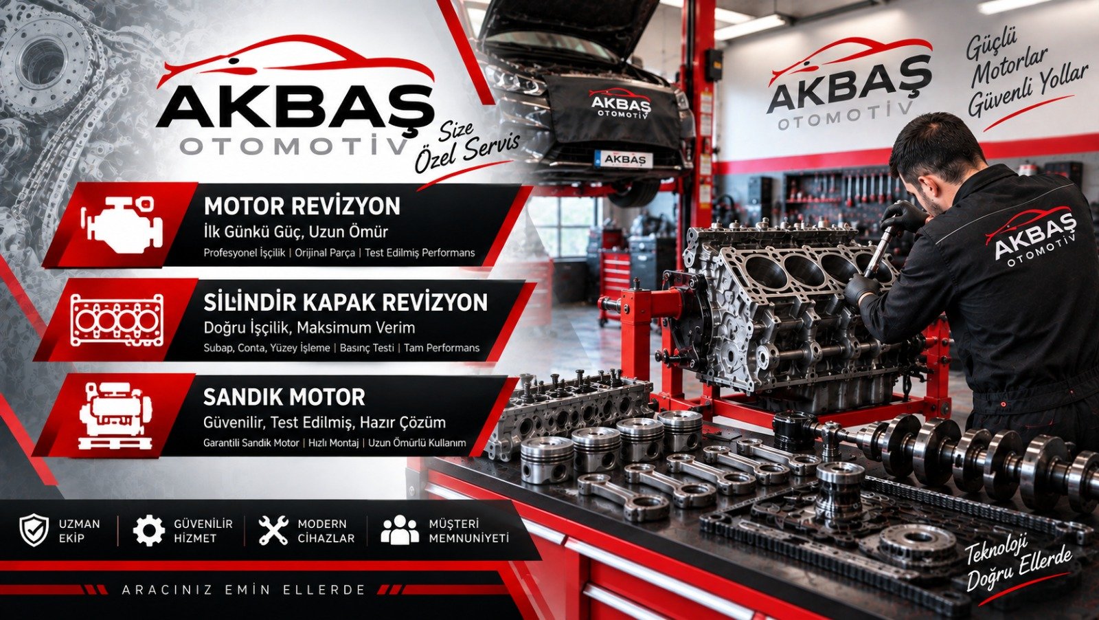 Motor ve mekanik servis